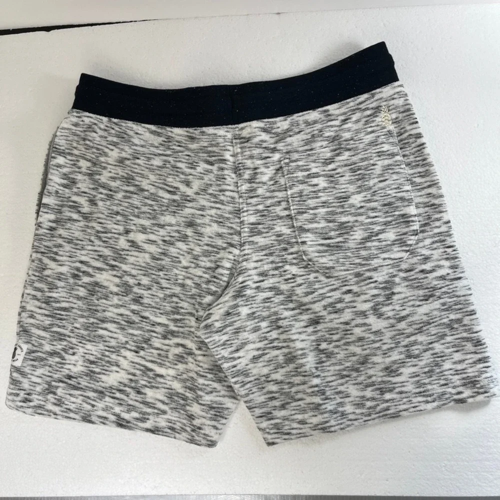 Chubbies Lounge Wear Shorts‎ Mens Small Gray White Heathered Drawstring Casual